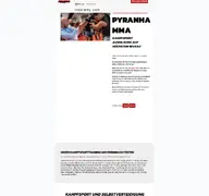 Kleine Seitenvorschau von pyranha-mma.de