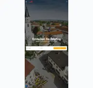 Kleine Seitenvorschau von die-ampfinger.de