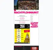Kleine Seitenvorschau von nachtflohmaerkte.de