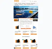 Kleine Seitenvorschau von dns-solar.de