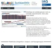 Kleine Seitenvorschau von sozialpolitik-aktuell.de