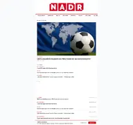 Kleine Seitenvorschau von nadr.de