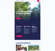 Kleine Seitenvorschau von laufgemeinschaft-tauberfranken.de