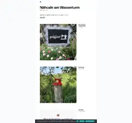 Kleine Seitenvorschau von naehcafe-wasserturm.de
