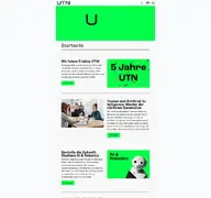 Kleine Seitenvorschau von utn.de