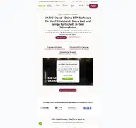 Kleine Seitenvorschau von vario-software.de