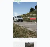 Kleine Seitenvorschau von ecocamper.de
