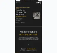 Kleine Seitenvorschau von ausklangampark.de