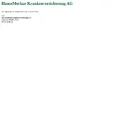 Kleine Seitenvorschau von secure2.hansemerkur.de