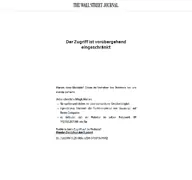 Kleine Seitenvorschau von wsj.com