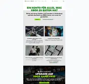 Kleine Seitenvorschau von xboxlive.com