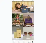 Kleine Seitenvorschau von mulberry.com