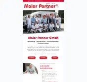 Kleine Seitenvorschau von malerpartner.de