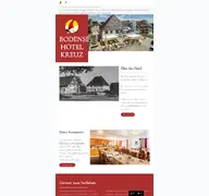 Kleine Seitenvorschau von bodensee-hotel-kreuz.de