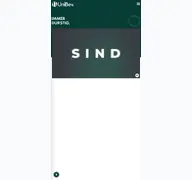 Kleine Seitenvorschau von unibev.de
