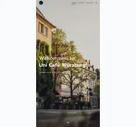 Kleine Seitenvorschau von unicafe-wuerzburg.de