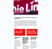 Kleine Seitenvorschau von dielinke-nds.de