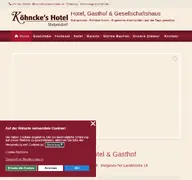 Kleine Seitenvorschau von koehnckes-hotel.de