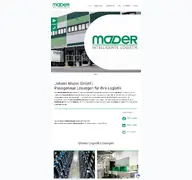 Kleine Seitenvorschau von mader-logistik.de
