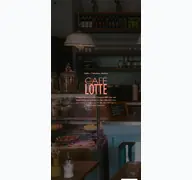 Kleine Seitenvorschau von cafelotte.de