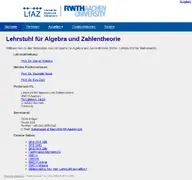 Kleine Seitenvorschau von math.rwth-aachen.de