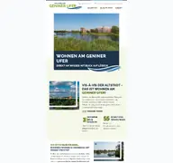 Kleine Seitenvorschau von wohnen-am-geniner-ufer.de