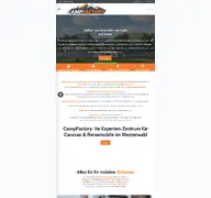 Kleine Seitenvorschau von campfactory.de