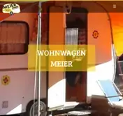 Kleine Seitenvorschau von wohnwagen-meier.de