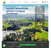 Kleine Seitenvorschau von camping-oeschlesee.de