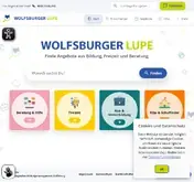Kleine Seitenvorschau von wolfsburgerlupe.de
