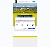 Kleine Seitenvorschau von dienheim.de