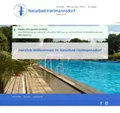 Kleine Seitenvorschau von naturbad-hartmannsdorf.de