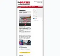 Kleine Seitenvorschau von die-partei.de