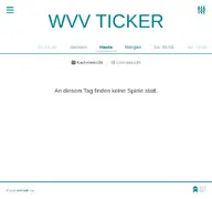Kleine Seitenvorschau von wvv.sams-ticker.de