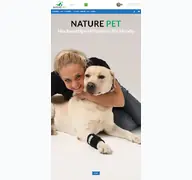 Kleine Seitenvorschau von nature-pet.de