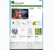 Kleine Seitenvorschau von siegenburg.de