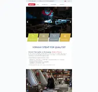 Kleine Seitenvorschau von voran.at