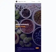 Kleine Seitenvorschau von megafoodberlin.de