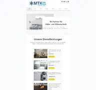 Kleine Seitenvorschau von mtk-klima.de