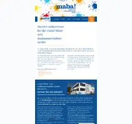 Kleine Seitenvorschau von maba-gmbh.de