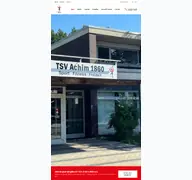 Kleine Seitenvorschau von tsv-achim.de