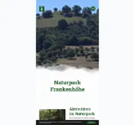 Kleine Seitenvorschau von naturpark-frankenhoehe.de