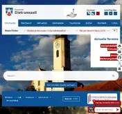 Kleine Seitenvorschau von dietramszell.de