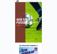 Kleine Seitenvorschau von tus-fortuna-saarburg.de