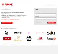 Kleine Seitenvorschau von funkemedien.mitarbeiterangebote.de