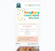 Kleine Seitenvorschau von funnybunny-indoorspielplatz.de