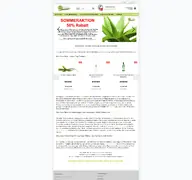 Kleine Seitenvorschau von aloe-fresca.de