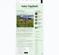 Kleine Seitenvorschau von natur-tagebuch.ch