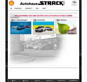 Kleine Seitenvorschau von autohaus-strack.de