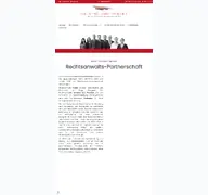 Kleine Seitenvorschau von msw-anwalt.de